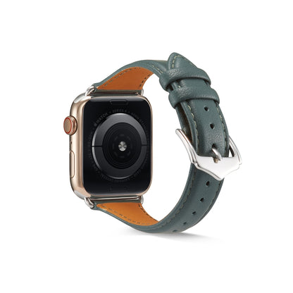 For Apple Watch 3 / 2 / 1 Generations  38mm Universal Thin Leather Strap