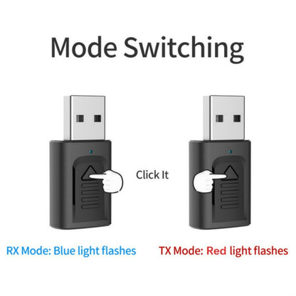 JEDX-M135 USB5.0 4 in 1 Bluetooth Audio Receiver Transmitter, 4 in 1