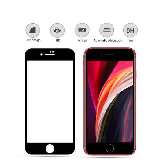 For iPhone SE 2020 2pcs mocolo 0.33mm 9H 2.5D Full Glue Tempered Glass Film, 2pcs