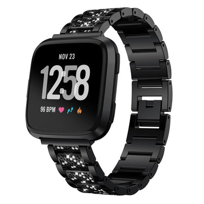 For Huami 1 / Huami 2 / Ticwatch1 / Ticwatch Pro / Samsung Galaxy Watch 46mm / Samsung S3 / Huawei Watch2 Pro / Huawei GT / Huawei Glory Magic Full Diamond Models Metal Inlay Universal 22MM Strap, Black, Silver, Gold, Rose Gold