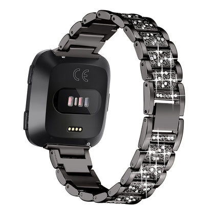 For Huami 1 / Huami 2 / Ticwatch1 / Ticwatch Pro / Samsung Galaxy Watch 46mm / Samsung S3 / Huawei Watch2 Pro / Huawei GT / Huawei Glory Magic Full Diamond Models Metal Inlay Universal 22MM Strap, Black, Silver, Gold, Rose Gold