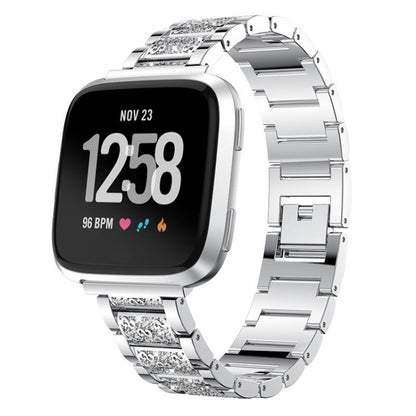 For Huami 1 / Huami 2 / Ticwatch1 / Ticwatch Pro / Samsung Galaxy Watch 46mm / Samsung S3 / Huawei Watch2 Pro / Huawei GT / Huawei Glory Magic Full Diamond Models Metal Inlay Universal 22MM Strap, Black, Silver, Gold, Rose Gold
