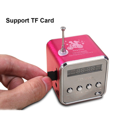 Portable Speakers with FM Mini Multi-function Radio USB Notebook Speakers for TV Phone Support SD/TF Card Mp3 Music Player