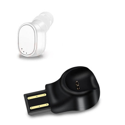 LESIRI X12 Bluetooth Headset Mini Wireless Earphone Portable USB Magnetic Charging Headset Sport Earbud Headset for iPhone