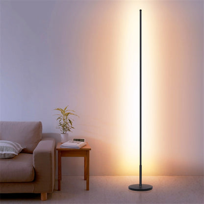 Minimalist Creative Bedroom Living Room Personality Atmosphere Light LED Floor Lamp, Warm Light, White Light, Stepless Dimming