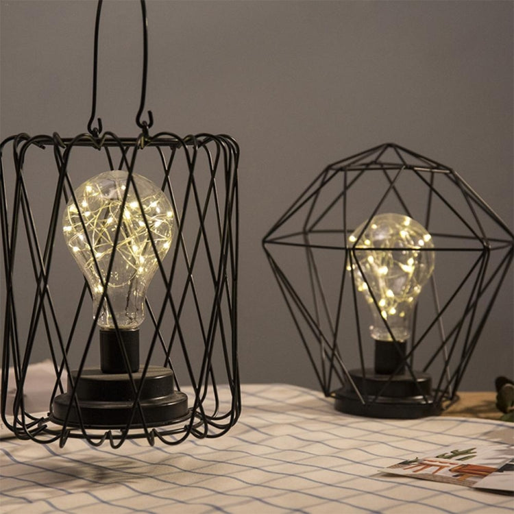 Minimalist Copper Lamp Bedroom Home Wrought Iron Table Lamp, Portable, 7-Word, USB