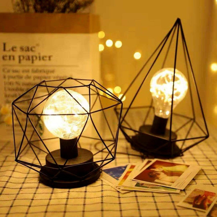 Minimalist Copper Lamp Bedroom Home Wrought Iron Table Lamp, Portable, 7-Word, USB