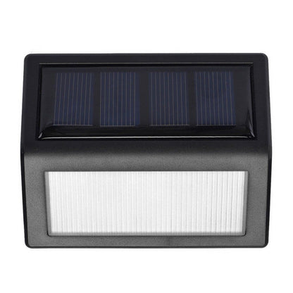 6 LEDs Solar Power IP55 Waterproof Light Sensor Wall Light Deck Lights, White light, Warm Light