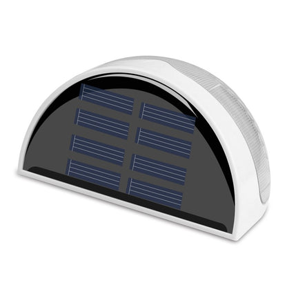Semi-circular IP55 Waterproof Solar Light Control Fence Light Garden Lamp, Warm White, White Light