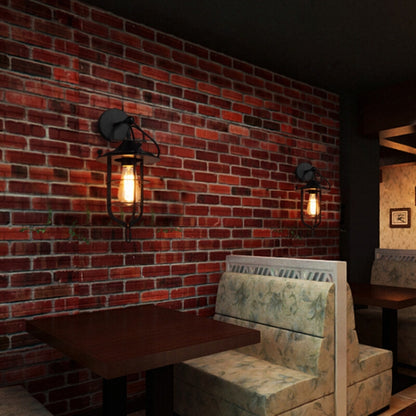 Creative Dock Retro Iron Restaurant Balcony Corridor Bedside Wall Lamp without Bulbs, 0022