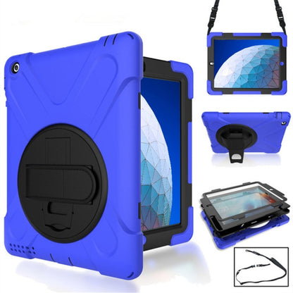 360 Degree Rotation Silicone Protective Cover with Holder and Hand Strap and Long Strap, for iPad 9.7 (2017) & (2018), for iPad Pro 9.7, for iPad 6 / iPad Air 2, for iPad 5 / iPad Air, for iPad 2 / 3 / 4, for iPad mini 1 / 2 / 3, for iPad mini 4       ...