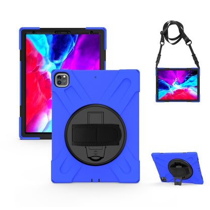 360 Degree Rotation Silicone Protective Cover with Holder and Hand Strap and Long Strap, for iPad 9.7 (2017) & (2018), for iPad Pro 9.7, for iPad 6 / iPad Air 2, for iPad 5 / iPad Air, for iPad 2 / 3 / 4, for iPad mini 1 / 2 / 3, for iPad mini 4       ...