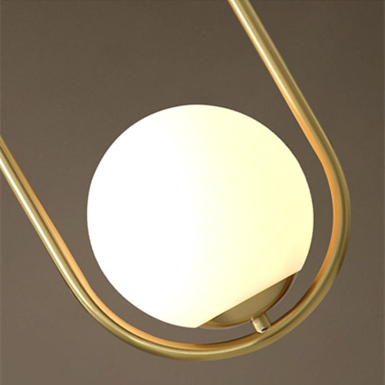 Restaurant Chandelier Single Head Creative Personality Simple Modern Copper Lamp, without Light Source  Round A1, with 5W Warm Light  Round A1, with 5W White Light  Round A1, with 5W Neutral Light  Round A1, with 5W Three-Color Light  Round A1         ...