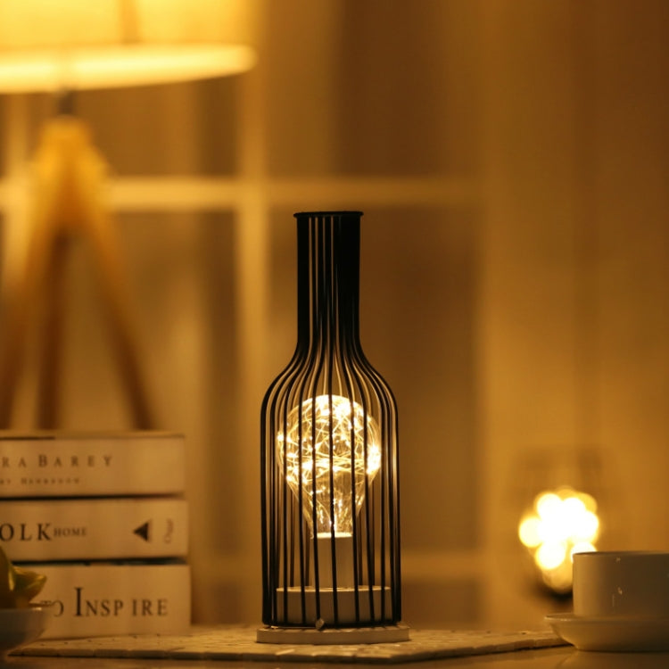 Retro Classic Iron Art LED Table Lamp Reading Lamp Night Light Bedroom Lamp Desk Lighting Home Decoration, Red Wine Glass, Red Wine Bottle, Wake up Bottle, Separate Jug, Red Ｗine Glass + Red Ｗine Bottle, Red Wine + Red Wine + Hangover