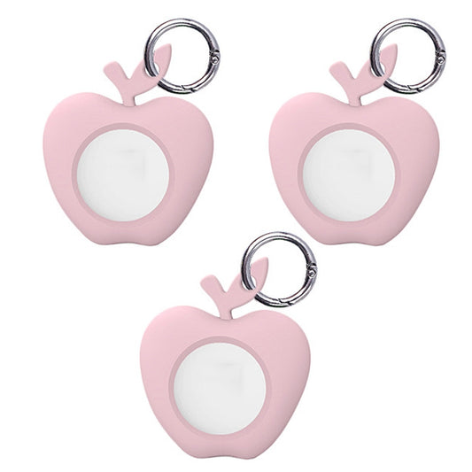 3pcs For AirTag 2nd Gen / AirTag 1st Gen Tracking Anti-Lost Locator Silicone Apple Version Case