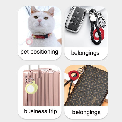 3pcs For AirTag 2nd Gen / AirTag 1st Gen Tracking Anti-Lost Locator Silicone Apple Version Case