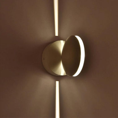 LED Door Frame Corridor Window Wall Spotlight, White, Black, Semicircle