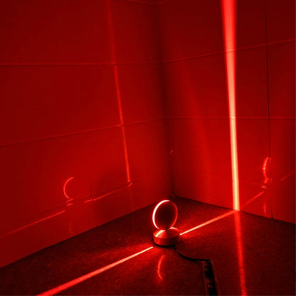 LED Door Frame Corridor Window Wall Spotlight, White, Black, Semicircle