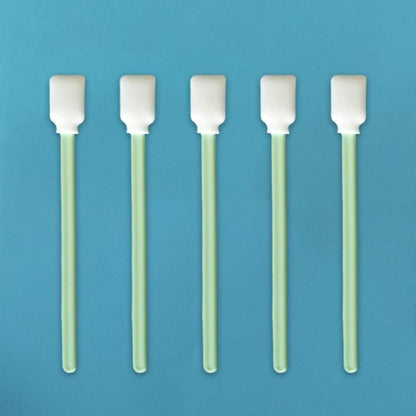 100 Sticks Inkjet Sponge Flat Head Cleaning Wipe Industrial Rod, 13cm