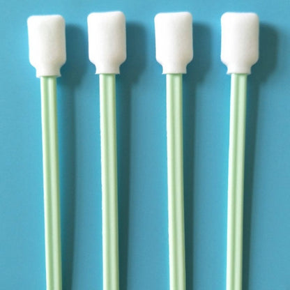 100 Sticks Inkjet Sponge Flat Head Cleaning Wipe Industrial Rod, 13cm