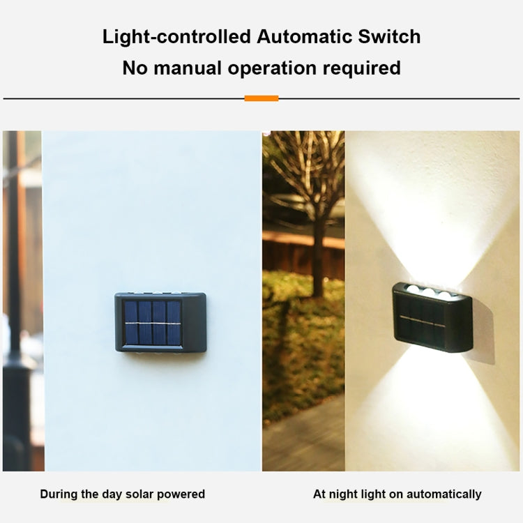 Solar Wall Lamp Outdoor Waterproof Up And Down Double-headed Spotlights, 2LED NiMH, 4LED NiMH, 6LED NiMH, 8LED NiMH, 10LED NiMH, 12LED Lithium, 16LED Lithium