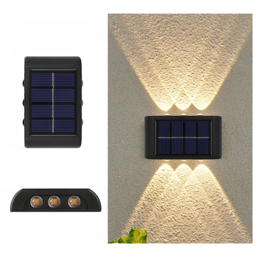 Solar Wall Lamp Outdoor Waterproof Up And Down Double-headed Spotlights, 2LED NiMH, 4LED NiMH, 6LED NiMH, 8LED NiMH, 10LED NiMH, 12LED Lithium, 16LED Lithium