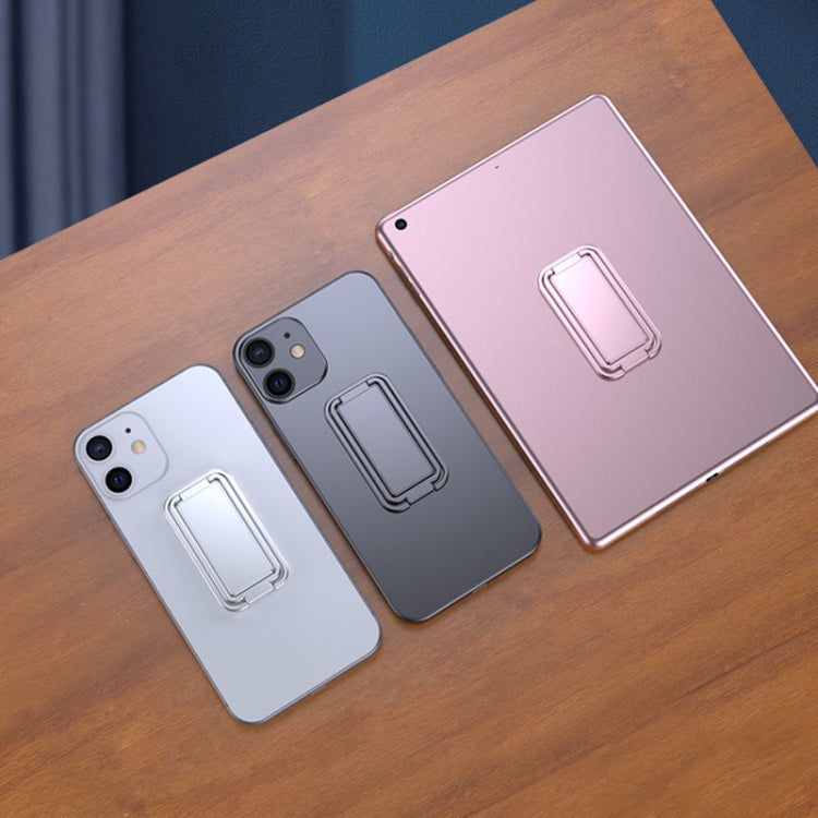 Metal Car Mobile Phone Folding Bracket Ring Buckle Paste Bracket,Style:, Square, Rabbit, Love, Gourd