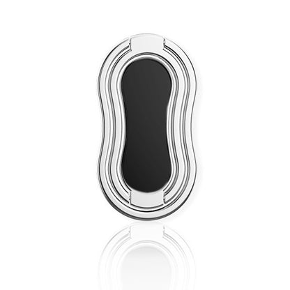 Metal Car Mobile Phone Folding Bracket Ring Buckle Paste Bracket,Style:, Square, Rabbit, Love, Gourd