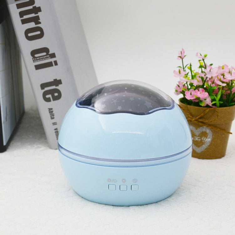 Small Ball USB Rotating Starry Sky Ocean Projector Night Light, Black, White, Blue, Pink