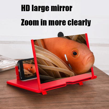 Pull-out Typed Ultra-clear 3D Mobile Phone Screen Stretching Bracket Amplifier, 10 inch, 12 inch