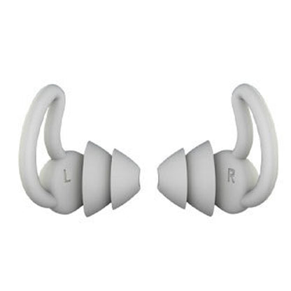 1 Pair Shark Fin Nnti-falling and Noise-reducing Earplugs Anti-Noise Earplugs For Sleeping Dormitory Noise Reduction And Noise Prevention Earplugs, Gray (2 Layers), Black (2 Layers), Gray (3 Layers), Black (3 Layers)