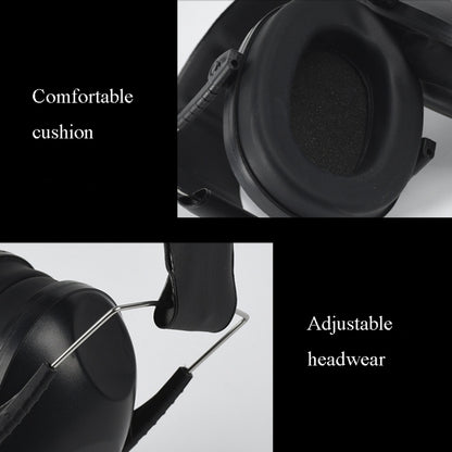Learn Sleep Industry Noise Reduction Earmuffs Shooting Soundproof Earmuffs, Black, Green