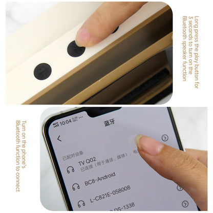 Retro Desktop Lazy Live TV Phone Holder for 4.7~6.2 inch Display Mobile Phone, Only Holder