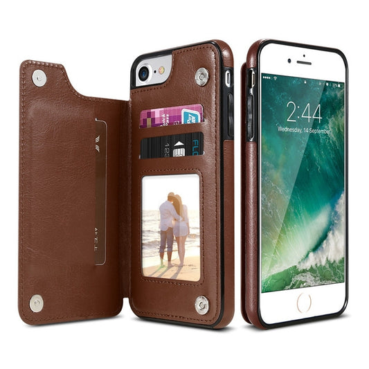 For iPhone XS Max Retro PU Leather Case Multi Card Holders Phone Cases , For iPhone XS Max