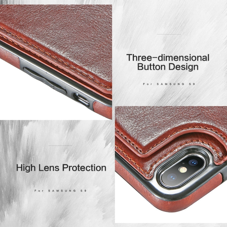 For iPhone XS Max Retro PU Leather Case Multi Card Holders Phone Cases , For iPhone XS Max