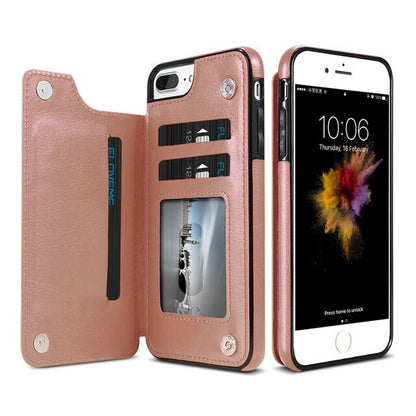 For iPhone XS Max Retro PU Leather Case Multi Card Holders Phone Cases , For iPhone XS Max