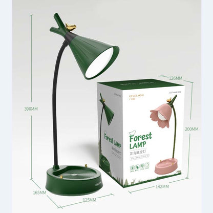 GIVELONG Forest Bird LED Touch Usb Table Lamp With Mobile Phone Holder Bedroom Bedside Night Light, GL361-1 Red, GL361-2 Yellow, GL361-3 Blue, GL361-4 Green, GL362-1 Pink, GL362-2 Yellow, GL362-3 Blue, GL362-4 Green, GL363-1 Red, GL363-2 Yellow        ...