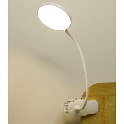 Charging 800mAh Single Color Temperature Three-level Adjustment LED Clip Desk Lamp USB Eye Protection Bedside Lamp, Plug-in, Charging 800mAh
