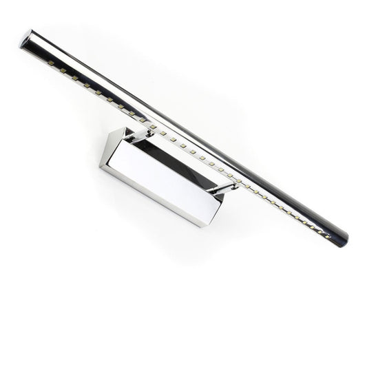 5W LED Wall Lamp Stainless Steel Bathroom Mirror Light, 40CM No Switch, 40CM With Switch