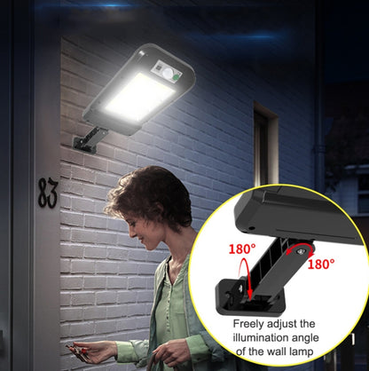 Solar Wall Light Outdoor Waterproof Human Body Induction Garden Lighting Household Street Light, 6 x 20LED, 4 x 32LED, 8 x 16LED, 6 x 25COB, 4 x 40COB, 8 x 20COB, 6 x 20LED With Remote Control, 8 x 16LED With Remote Control, 4 x 32LED With Remote Contr...
