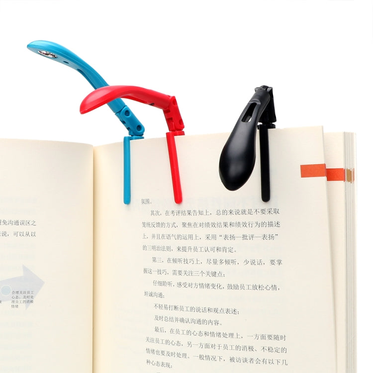 5 PCS Mini Eye-protection Clip-on Book Lights Folding LED Night Lamp, Clip-on Book Lights