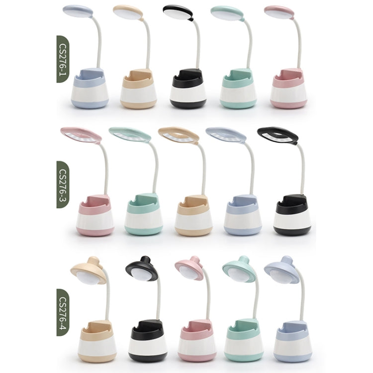USB Charging LED Desk Light Eye Protection Lamp with Pen Holder and Phone Holder, CS276-1 Pink, CS276-1 Blue, CS276-1 Green, CS276-1 Yellow, CS276-1 Black, CS276-3 Pink, CS276-3  Blue, CS276-3 Green, CS276-3 Yellow, CS276-3 Black, CS276-4 Pink         ...