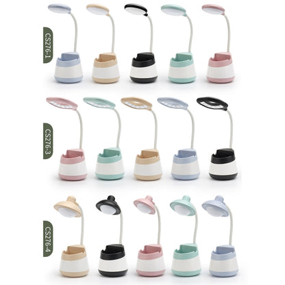 USB Charging LED Desk Light Eye Protection Lamp with Pen Holder and Phone Holder, CS276-1 Pink, CS276-1 Blue, CS276-1 Green, CS276-1 Yellow, CS276-1 Black, CS276-3 Pink, CS276-3  Blue, CS276-3 Green, CS276-3 Yellow, CS276-3 Black, CS276-4 Pink         ...
