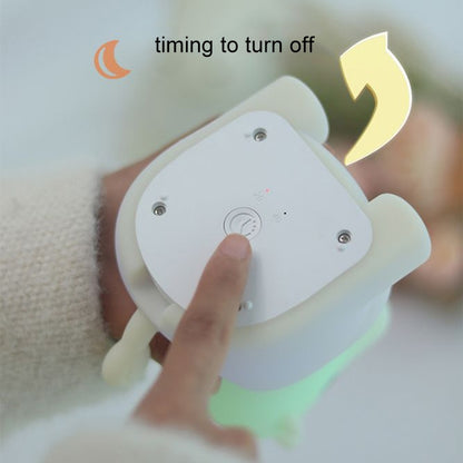JX-YD-08 Silicone Calf Cow Night Light LED Colorful Dimming Pat Sleeping Bedside Lamp, JX-YD-08 Calf Cow