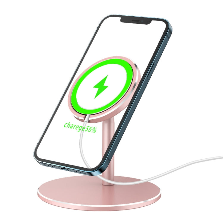 For MagSafe Magnetic Wireless Charging Stand, Colour: FJ03 Black, FJ03 Black, FJ03 Dark Gray, FJ03 Bright Silver, FJ03 Rose Gold, F13 Black, F13 Bright Silver