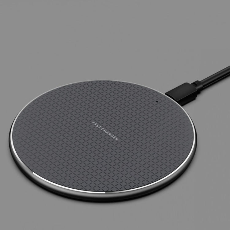 K8 15W Universal Aluminum Alloy Mobile Phone Wireless Charger, with 1m Cable, with 50cm Cable