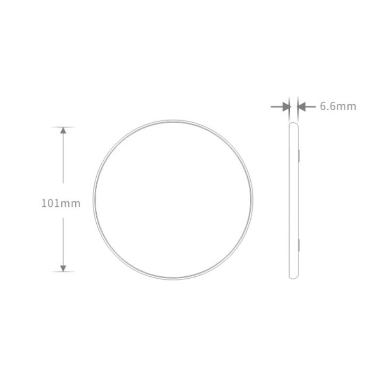 K8 15W Universal Aluminum Alloy Mobile Phone Wireless Charger, with 1m Cable, with 50cm Cable