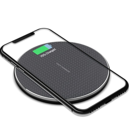 K8 15W Universal Aluminum Alloy Mobile Phone Wireless Charger, with 1m Cable, with 50cm Cable