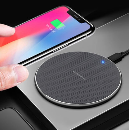 K8 15W Universal Aluminum Alloy Mobile Phone Wireless Charger, with 1m Cable, with 50cm Cable