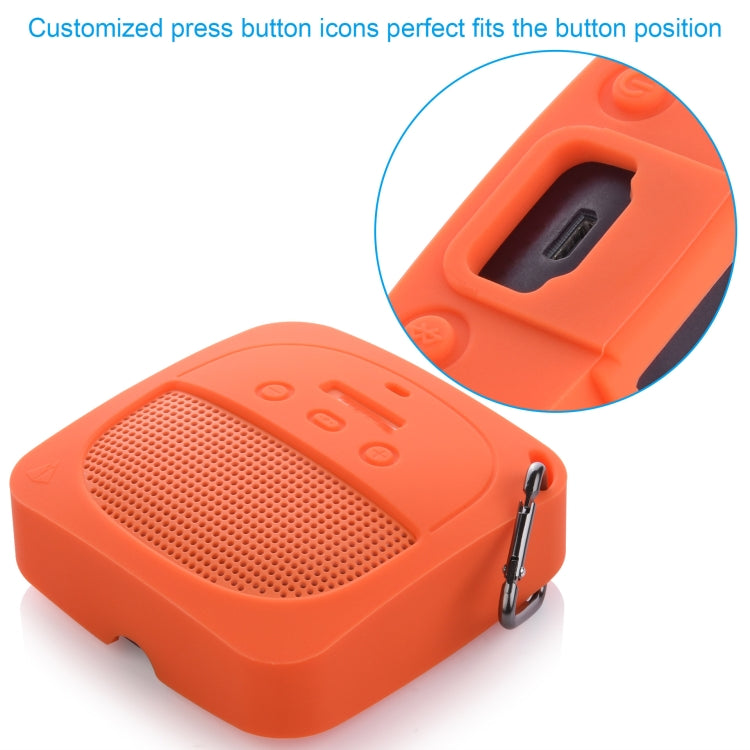 Anti-Drop Silicone Audio Storage Protective Cover For Bose Soundlink Micro, Silicone case  Dark Gray, Silicone case  Light Grey, Silicone case Stone Blue, Silicone case  Blue, Silicone case  Orange